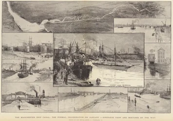 El Canal de Navegación de Manchester, la inauguración formal el 1 de enero